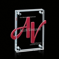 4" x 6" Starfire award with Komatex insert.... from ASI 84592 St Regis Group...