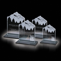 Jade color award with a mountain top carving on top and... from ASI 84592 St...