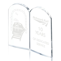 Arches Double Book - Optical Award, 6" Wide... from ASI 84592 St Regis Group...