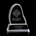 Adelaide Liquid Crystal™ Award on Base - Clear