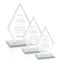 The Tuscany Award features beautiful Starfire Crystal in a diamond shape......