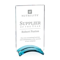 Stoic Award - Starfire/Azure 10 1/2"... from ASI 84592 St Regis Group / St Regis