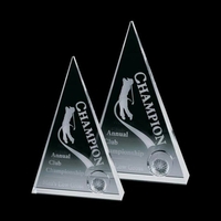 Beautiful thick Optical piece with a hole cut in the bottom... from ASI 84592...