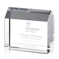 Homestead Paperweight - Optical 4" Wide.... from ASI 84592 St Regis Group /...