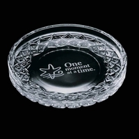 Twenty four percent lead crystal coaster.... from ASI 84592 St Regis Group