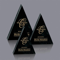 Black genuine marble triangle shape award.... from ASI 84592 St Regis Group /...
