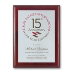 Screenprint Aluminum - Mahogany