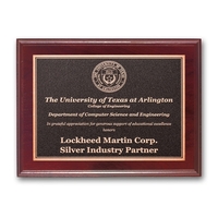 The rich Photocast relief process features a recessed, textured background...