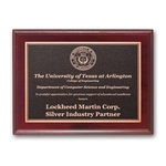 Photocast Plaque - Mahogany