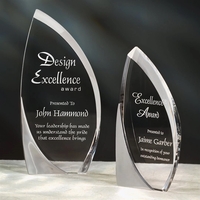 Acrylic award with satin nickel base.... from ASI 84592 St Regis Group / R S...