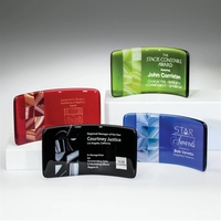 The Cadence is a curved award made from panels of glass... from ASI 84592 St...