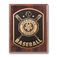 Photocast Plaque - Walnut Finish