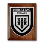 Etch/Oxidized Plaq - Walnut Rolled Edge