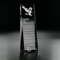 Optical crystal eagle leadership award.... from ASI 84592 St Regis Group / R...