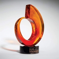 Velocity Award - Amber/Black... from ASI 84592 St Regis Group / R S Owens &...