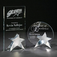 Starfire Crystal Award with Aluminum Base.... from ASI 84592 St Regis Group /...