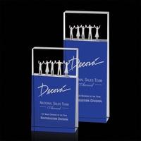 The sleek blue Kirby Award is the perfect recognition piece for... from ASI...