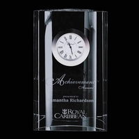 Optical crystal clock with curved back.... from ASI 84592 St Regis Group