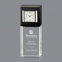 Domenica Clock - Optical/Black 6 1/2"... from ASI 84592 St Regis Group