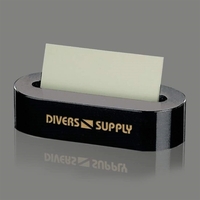 Marble Business Card Holder - Oval Black.... from ASI 84592 St Regis Group