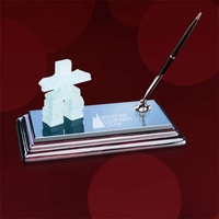 The very attractive Inukshuk on Sommerville Pen Set features a black... from...