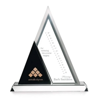 Optical crystal award, 11 1/2" x 5 3/4" x 3 3/4".... from ASI 84592 St Regis...