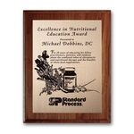 Etch/Oxidized Plaq - Walnut Cove Edge