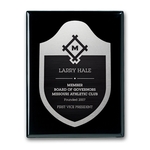 Etch/Antiqued Plaq - Ebony