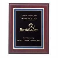 Mahogany finish wall plaque.... from ASI 84592 St Regis Group / R S Owens &...