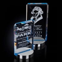 Exquisite brushed and polished dual-finish aluminum bases paired with gold...