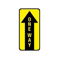 6" x 12" One Way Floor Graphic