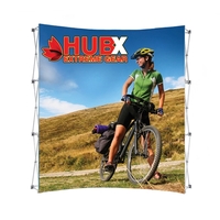 Curved fabric pop up display.... from ASI 30442 Above & Beyond Advertising...