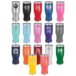 Polar Camel 20oz Stainless Steel Tumbler w/ Clear Lid