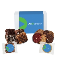 Medium Gift Box of 24 Assorted Cookies & Brownies