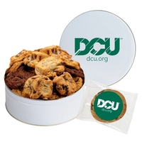 Large snack tin filled with 16 gourmet cookies... from ASI 71685 Midnite Snax®