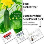 Cucumber - Mailable Seed Packet - Custom Printed