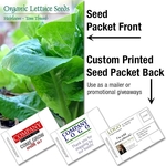 Lettuce - Mailable Seed Packet - Custom Printed