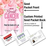 Breast Cancer Awareness Mailable Seed Packet-Custom Printed