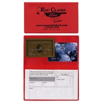 Card Case with 2 Clear Pockets