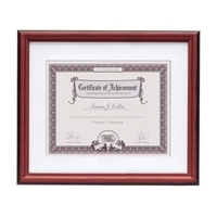 Halifax Certificate Frame - Cherry/Black 8 1/2"x11"... from ASI 84592 St...