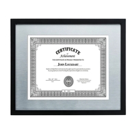 Black metal frame with brushed silver matte.... from ASI 84592 St Regis Group...