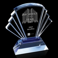Award - Optical/Blue 8".... from ASI 84592 St Regis Group / St Regis