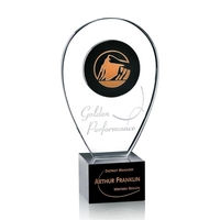 Elegant thick optical crystal award.... from ASI 84592 St Regis Group / St Regis