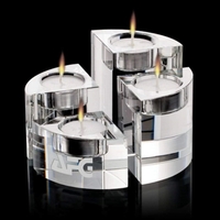 Candleholders - Optical Set of 4.... from ASI 84592 St Regis Group