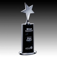 Chrome Star on Black Crystal Base... from ASI 84592 St Regis Group / St Regis