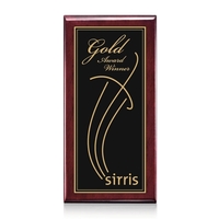 High gloss piano finish wall plaque in rosewood with a plate.... from ASI...