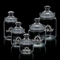 Somerset Jar & Lid - Deep Etch