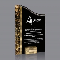 Ventura Award - 5"x8" Gold/Black... from ASI 84592 St Regis Group / St Regis