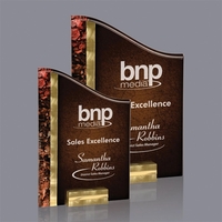 Ventura Award - 5"x8" Gold/Red... from ASI 84592 St Regis Group / St Regis