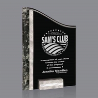 Ventura Award - 5"x8" Silver/Black... from ASI 84592 St Regis Group / St Regis